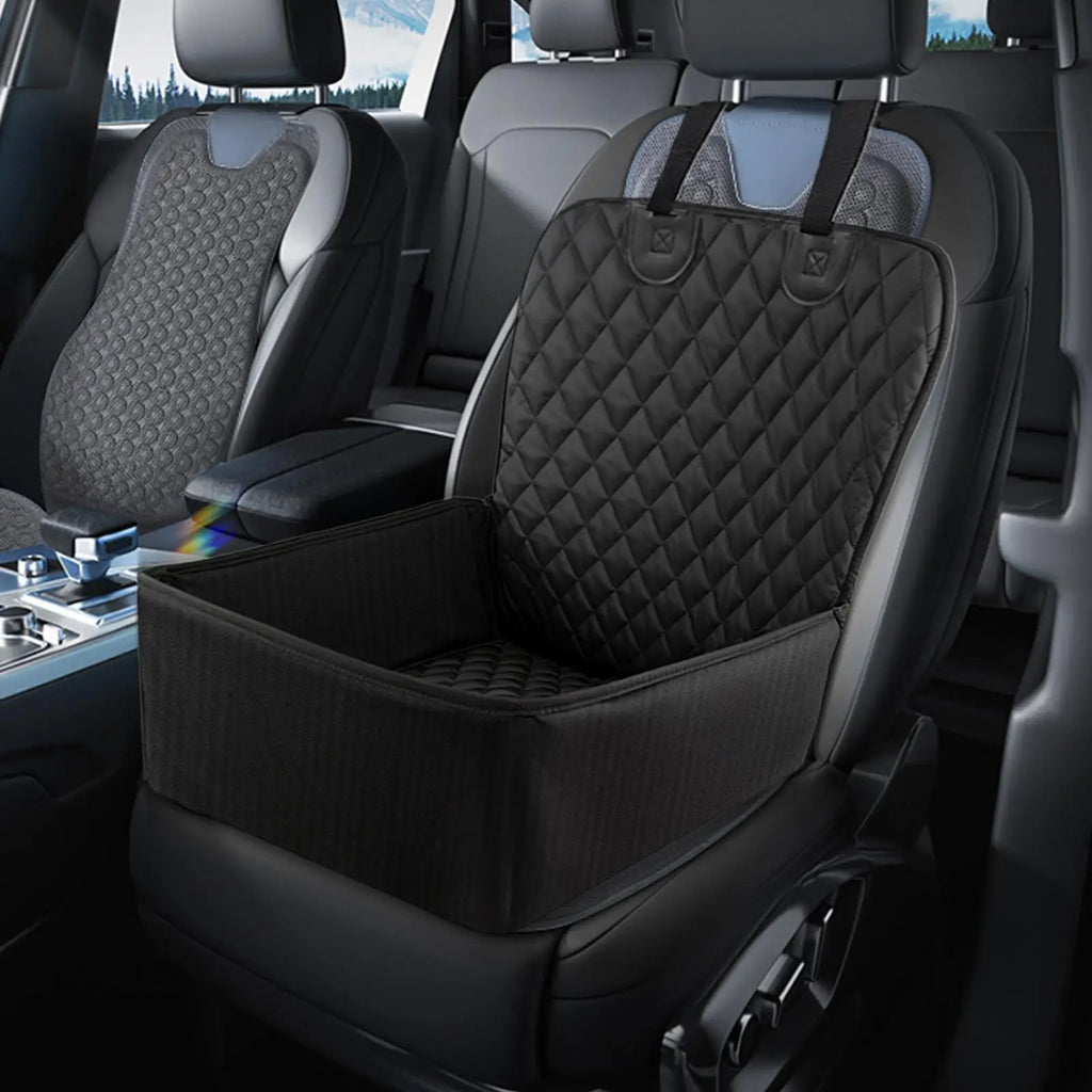 Asiento de coche grande para perros, funda protectora impermeable para asiento trasero, cojín transportador para mascotas, viaje en SUV, camión, vehículo, seguridad, fácil limpieza