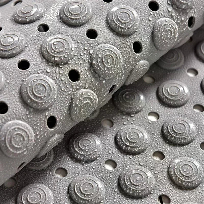 Non-Slip PVC Bath Mat – 34 × 68 cm Shower Safety Mat with Suction Cups & Massage Texture for Bathtub and Bathroom