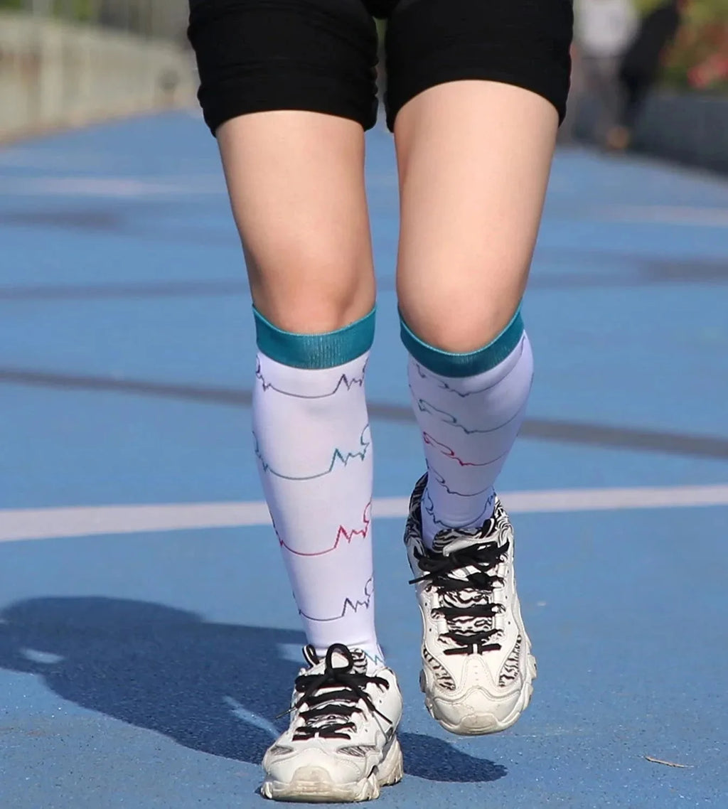 Knee High Compression Socks for Women & Men – Graduated Support Socks for Running, Cycling, Travel & Everyday Comfort