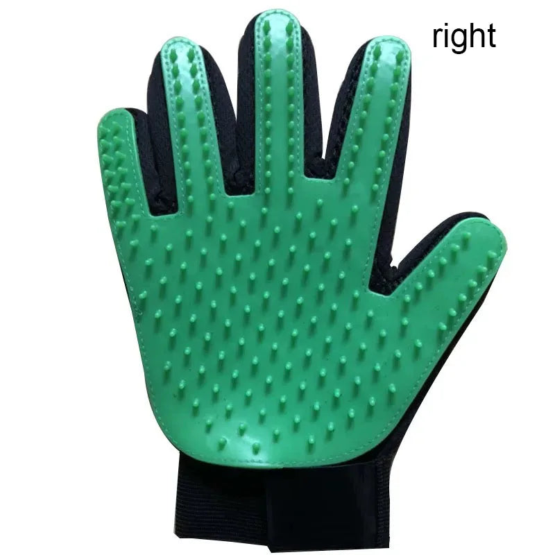 Guante quitapelos para mascotas, peine, guante de limpieza para perros y gatos, para deshedding, cepillo de masaje, suministros para animales, accesorios para gatos