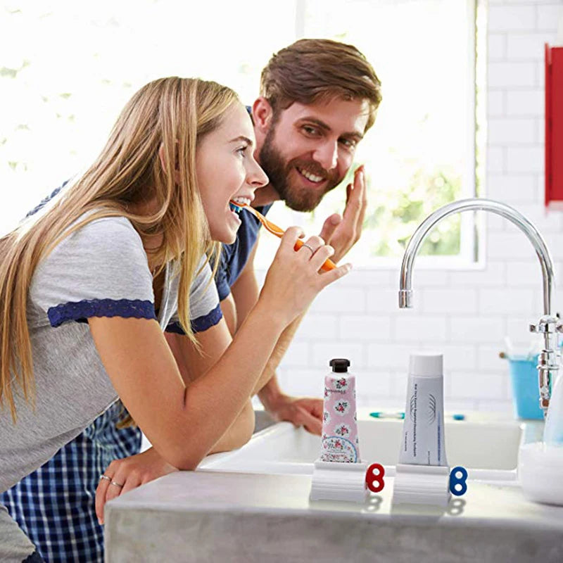 Multi-Function Toothpaste Tube Squeezer & Dispenser