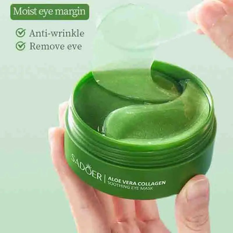 Aloe Vera Collagen Eye Patches – 60 Pcs Firming & Anti-Dark Circles