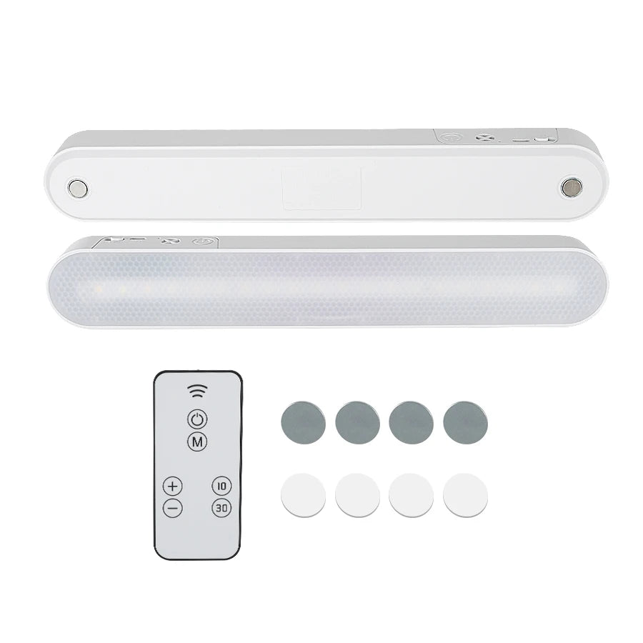 Rechargeable Magnetic LED Desk & Wall Light with Remote Control