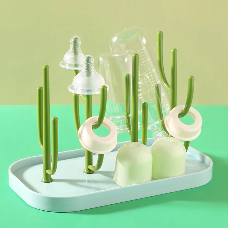 Portable Baby Bottle Drying Rack – PP Bottle Drainer for Baby Bottles, Pacifiers & Feeding Accessories, Space-Saving Drying Stand