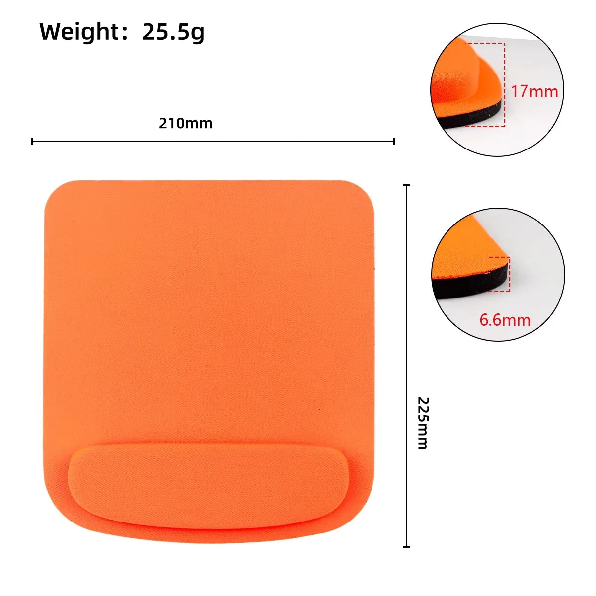 Ergonomic Mouse Pad – Comfortable Wrist Rest for Office, Gaming & Laptop Use