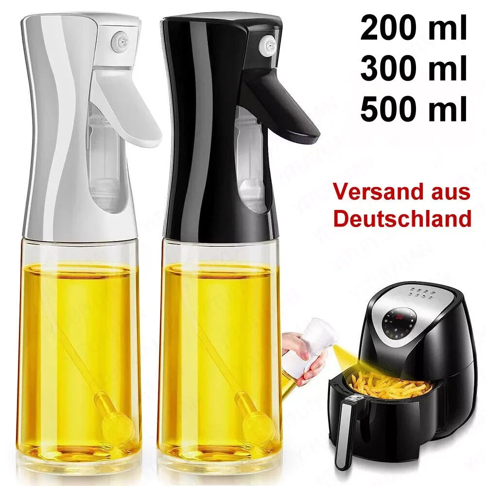 Pulverizador de aceite para cocinar - Botella pulverizadora dispensadora de aceite de oliva - Aceite y vinagre reutilizables aptos para uso alimentario, accesorios de cocina en botella pulverizadora