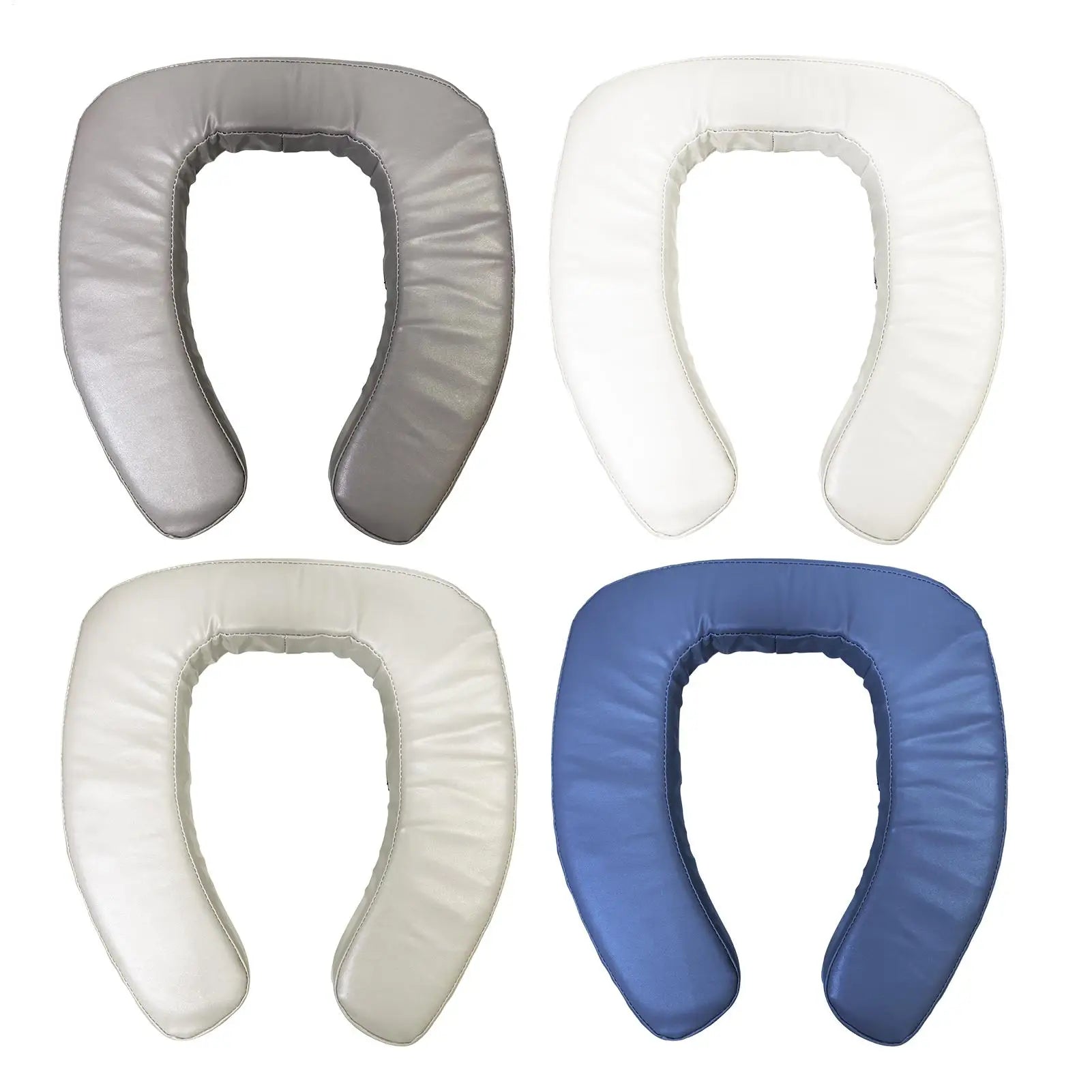 Raised Toilet Seat Cushion – Thick Waterproof U-Shaped Toilet Seat Riser with High-Density Foam for Seniors, Disabled & Post-Surgery Recovery