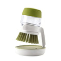 Soap Dispensing Dish Brush with Replaceable Head & Storage Stand