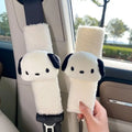 Soft Car Seat Belt Shoulder Protector – Plush Comfort Cover for Dogs, Pets & Vehicle Travel Accessories