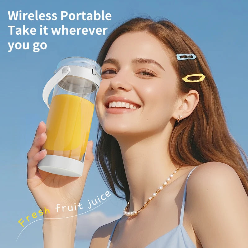 Vaso Licuadora Portátil, Licuadora Eléctrica USB, Mini Licuadora, Licuadora Portátil para Batidos y Smoothies