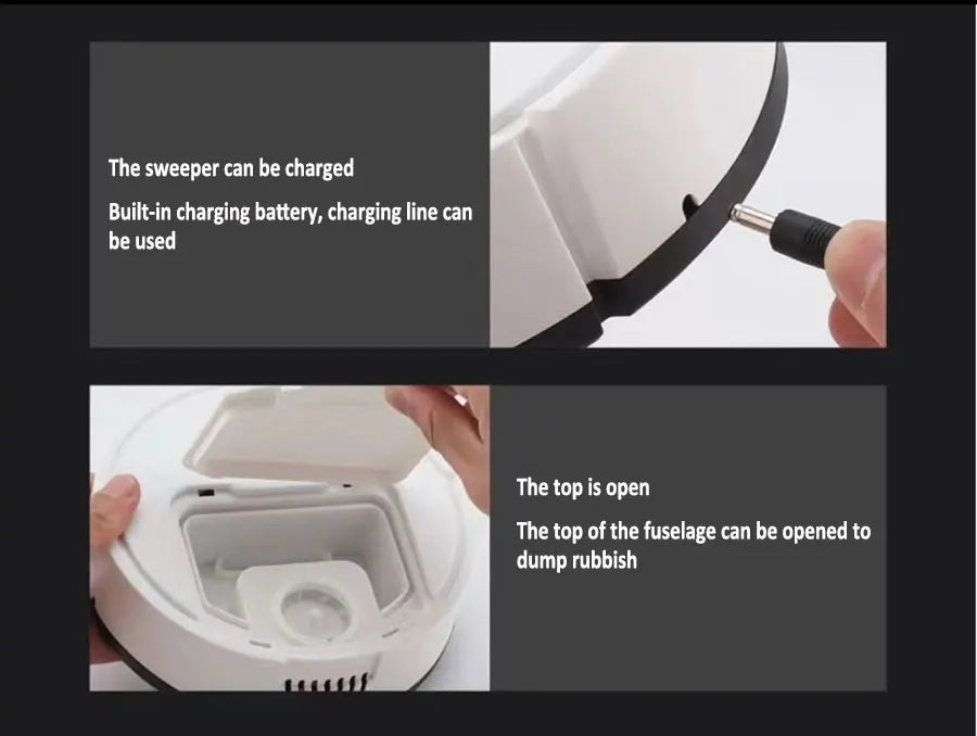 Mini Robot Vacuum Cleaner 3-in-1