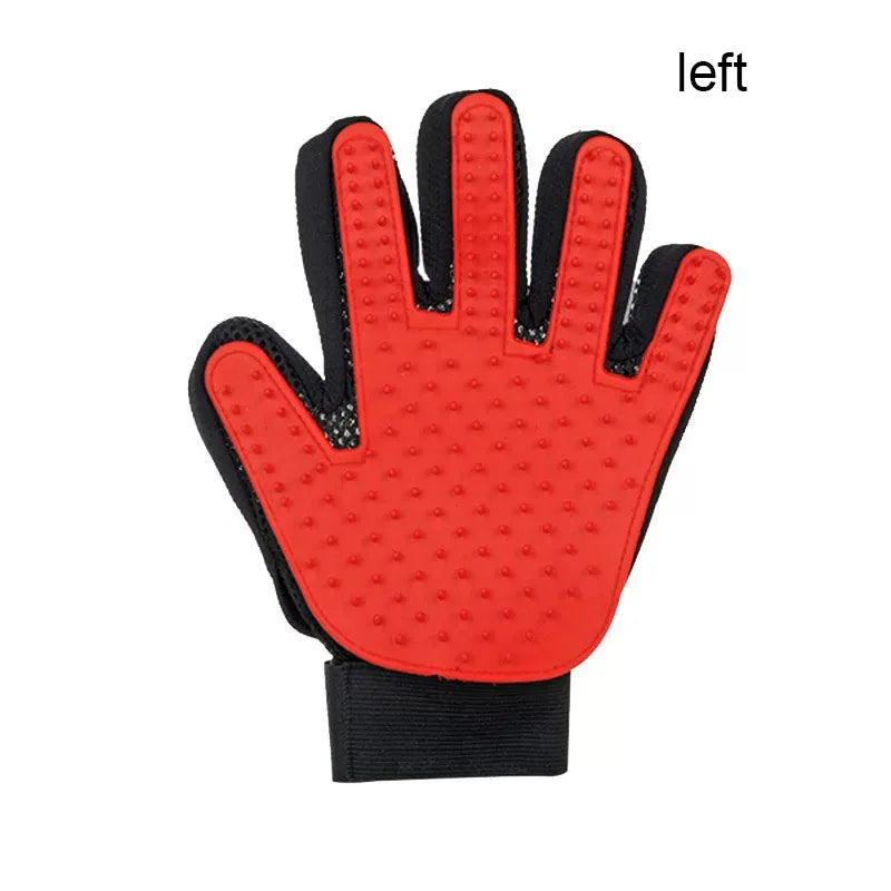 Guante quitapelos para mascotas, peine, guante de limpieza para perros y gatos, para deshedding, cepillo de masaje, suministros para animales, accesorios para gatos