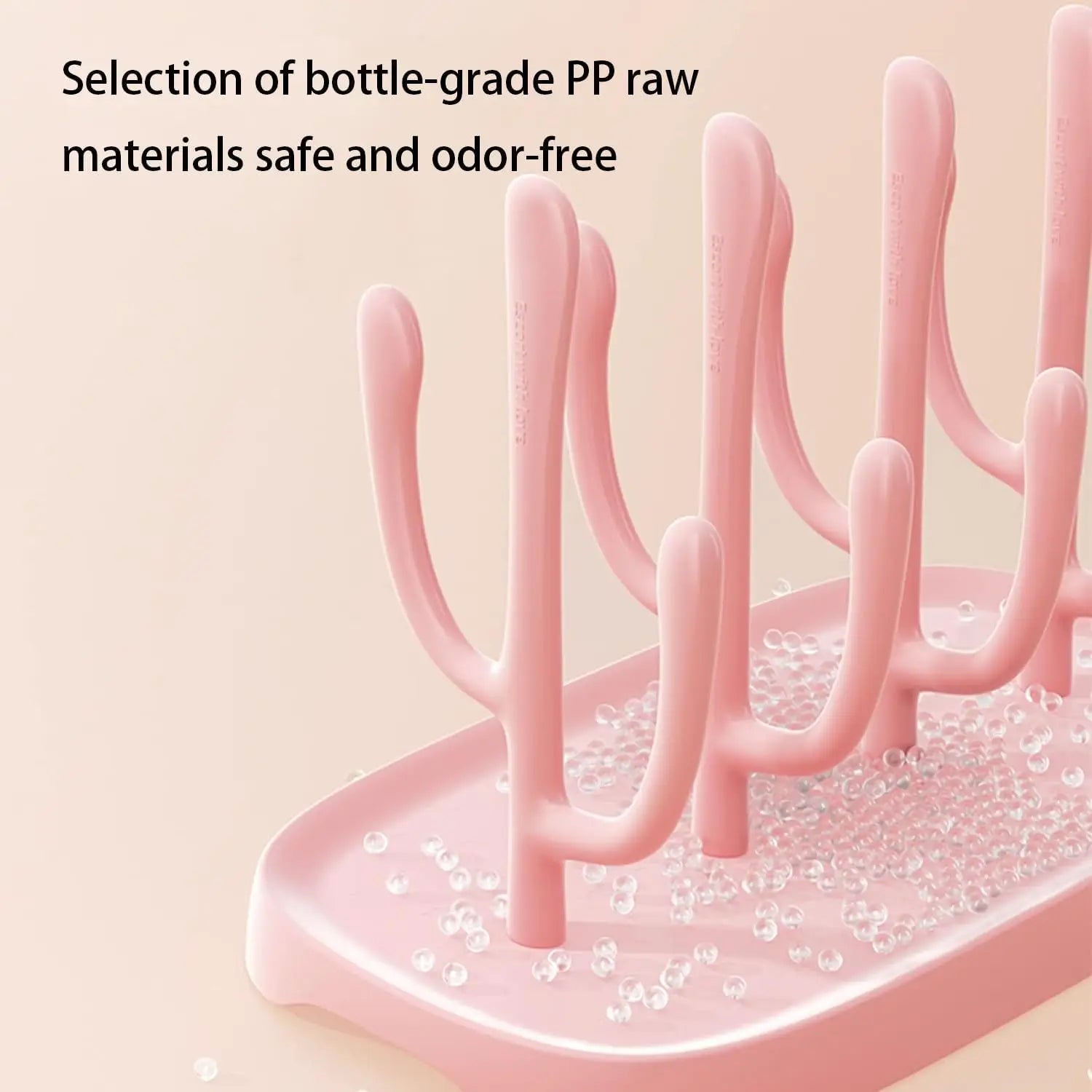 Baby Bottle Drying Rack with Bottle Clip – Detachable Infant Bottle Organizer, Drain Stand for Milk Bottles, Cups & Accessories