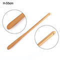 Extra Long Wooden Shoe Horn – Smooth Long Handle Shoehorn for Easy Shoe Wearing, Hanging Design for Seniors, Adults & Travel