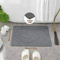 Alfombra de baño antideslizante con fuertes ventosas para ducha, bañera, suelo, suave, cómoda, de secado rápido
