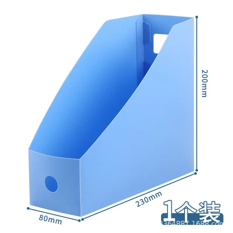 Desktop File Organizer – Vertical Document, Book & Magazine Storage Holder