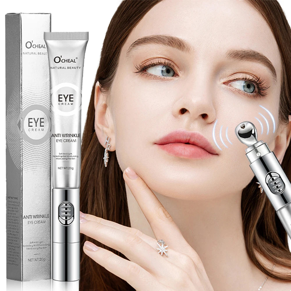 Electric Massage Eye Cream – Hyaluronic Acid Firming & Anti-Aging