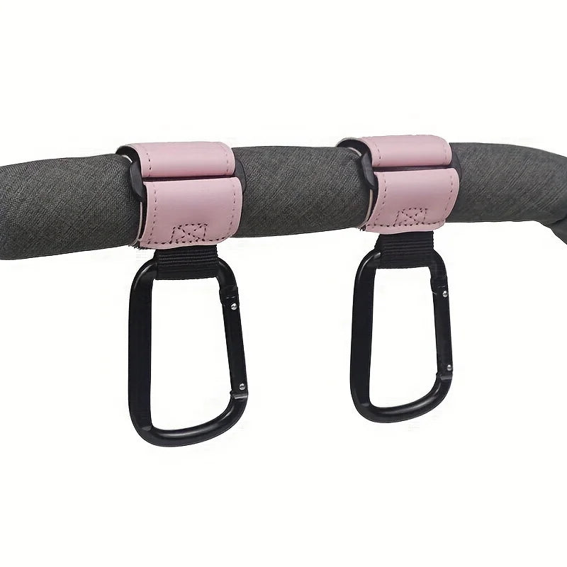 Universal Stroller Hooks – Heavy Duty Organizer Clips for Diaper Bags, Shopping Bags, Car Seats & Baby Strollers