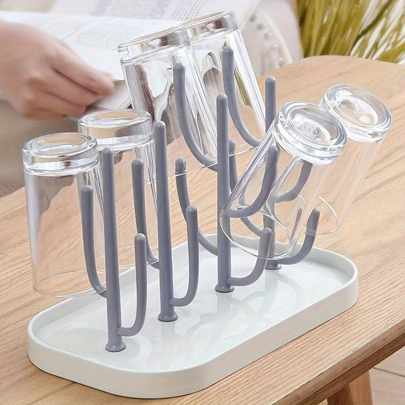 Portable Baby Bottle Drying Rack – PP Bottle Drainer for Baby Bottles, Pacifiers & Feeding Accessories, Space-Saving Drying Stand