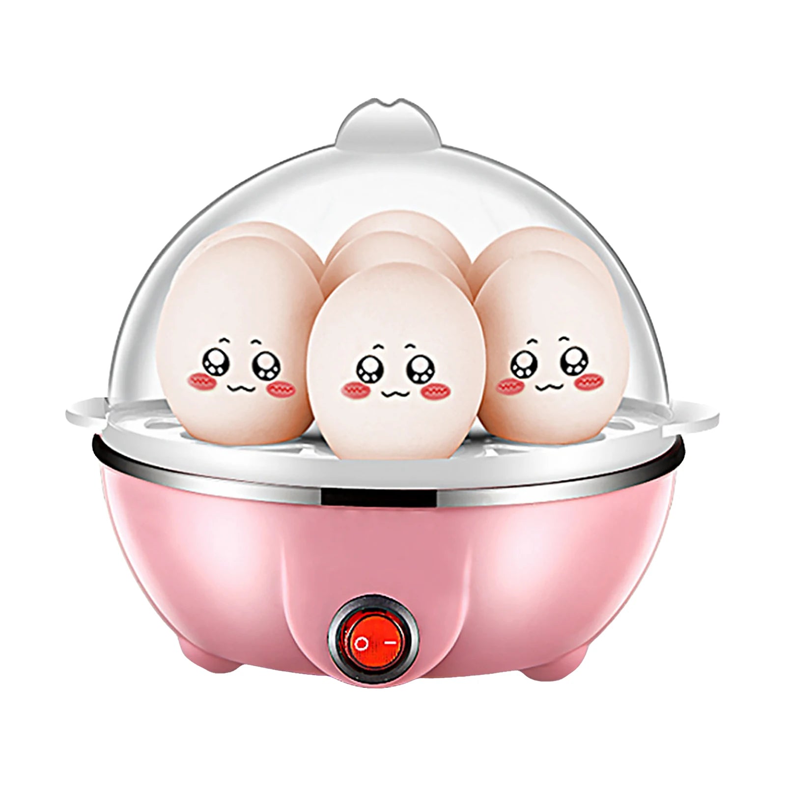 Double Layer Electric Egg Cooker – 14 Egg Automatic Egg Boiler & Food Steamer with Auto Shut-Off and Measuring Cup