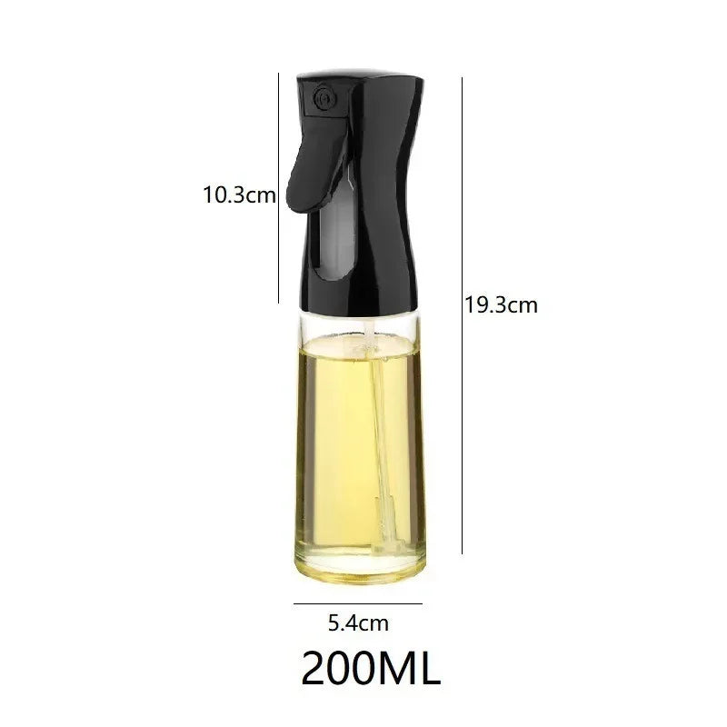 Pulverizador de aceite para cocinar - Botella pulverizadora dispensadora de aceite de oliva - Aceite y vinagre reutilizables aptos para uso alimentario, accesorios de cocina en botella pulverizadora