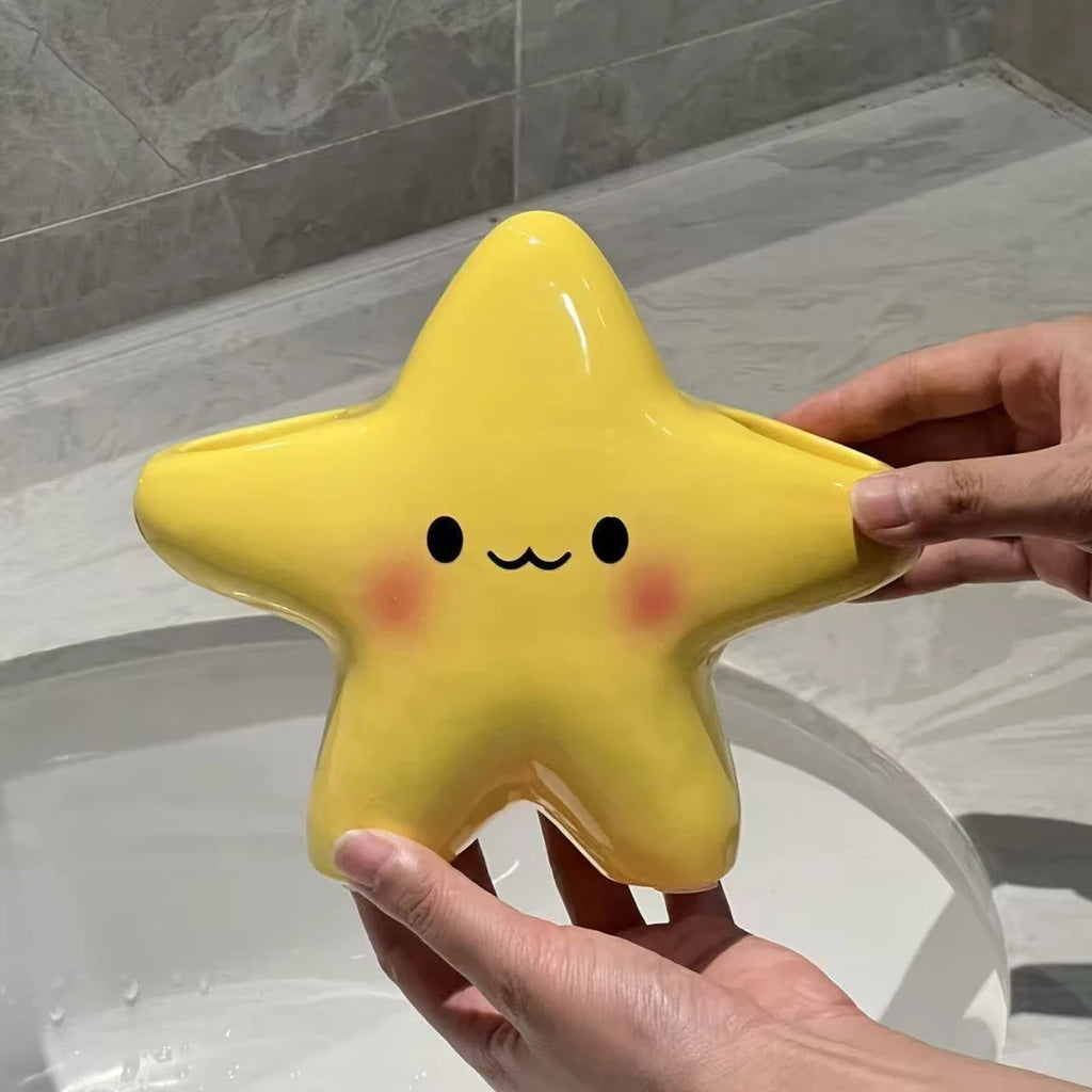 Cute Star Toothbrush Holder & Toothpaste Organizer