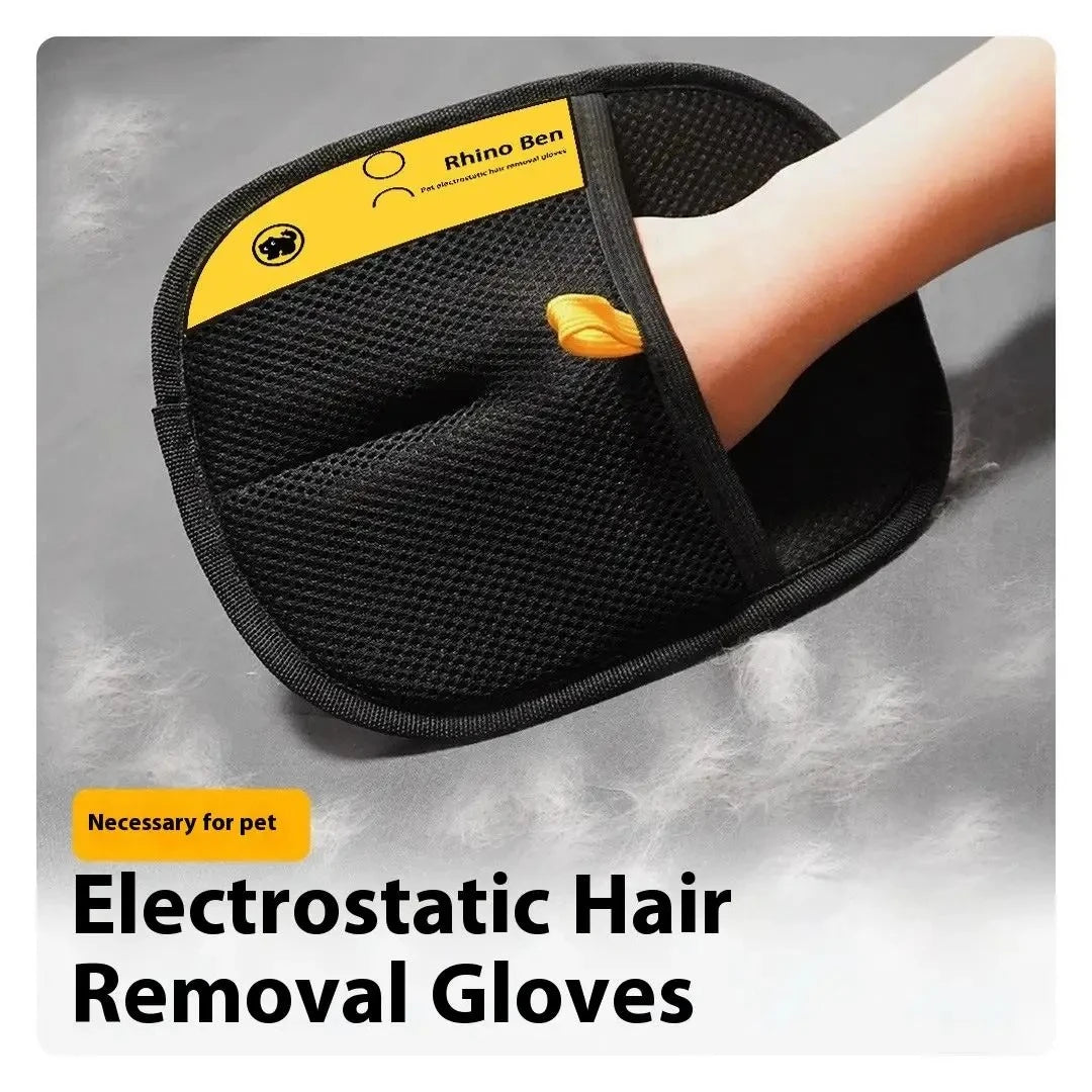 Guante quitapelos para mascotas, peine, guante de limpieza para perros y gatos, para deshedding, cepillo de masaje, suministros para animales, accesorios para gatos