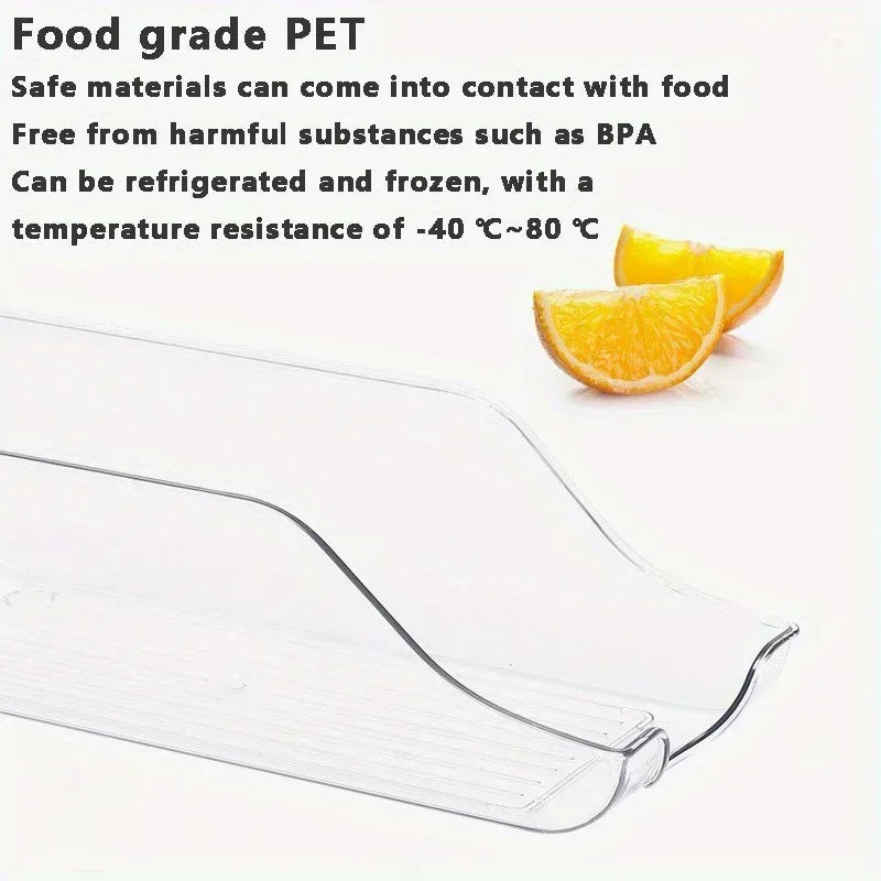 Auto-Rolling Can Dispenser for Refrigerator & Pantry Organization