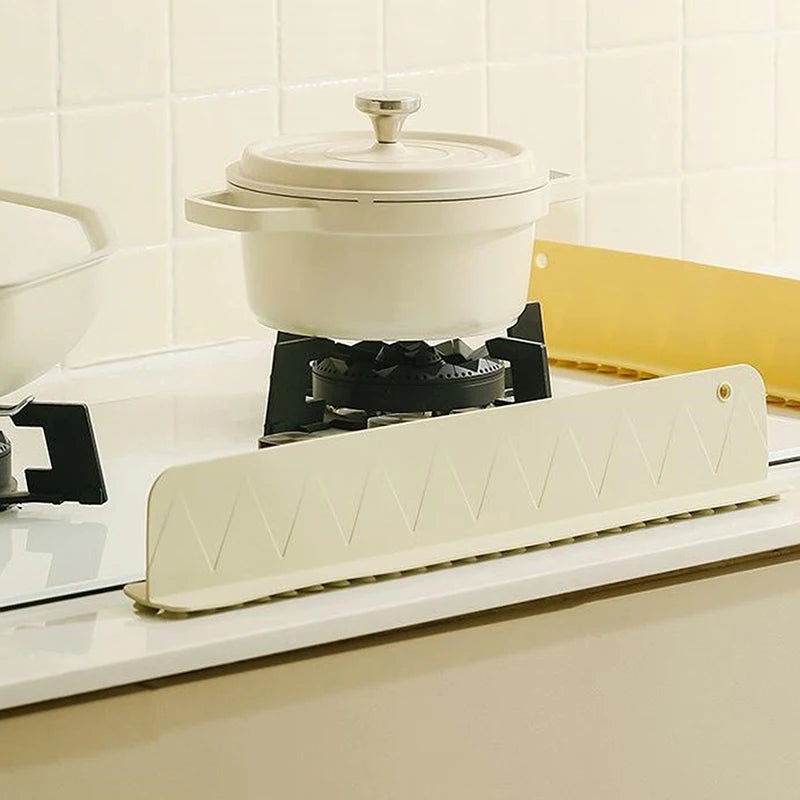 Silicone Sink Splash Guard with Suction Cups for Kitchen & Bathroom Countertop Protection