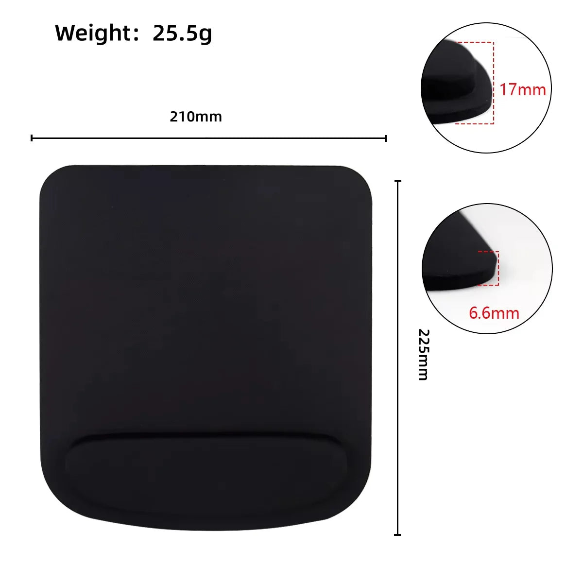 Ergonomic Mouse Pad – Comfortable Wrist Rest for Office, Gaming & Laptop Use