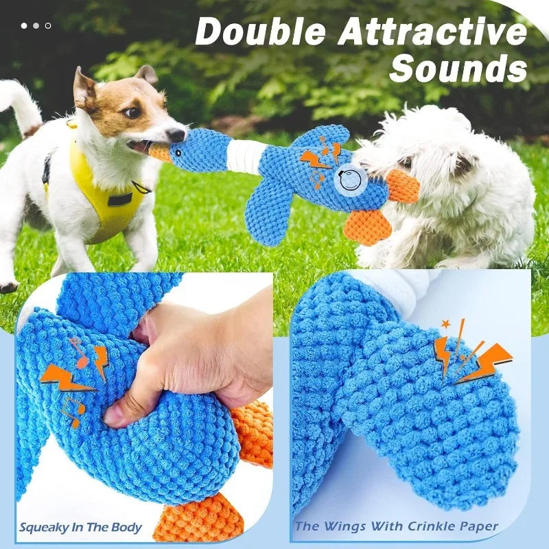 Plush Squeaky Pet Toy – Soft Interactive Toy for Dogs & Cats
