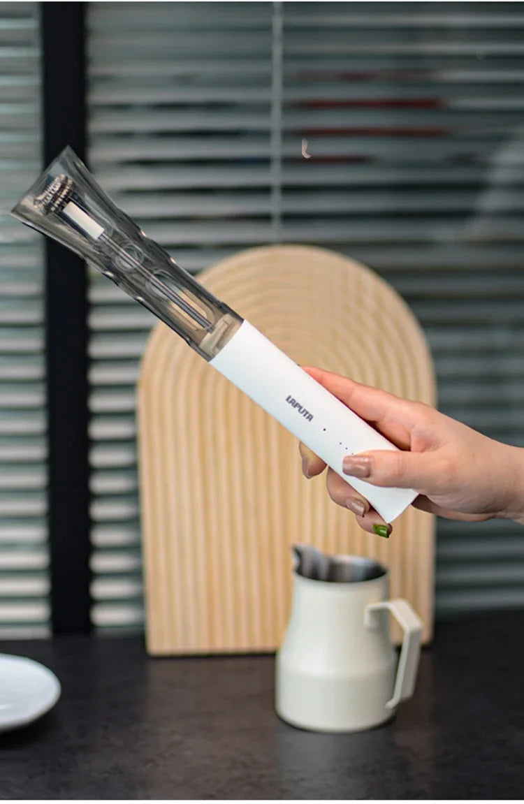 Espumador de Leche Eléctrico Portátil Mini Batidora de Leche de Cocina para Café Máquina de Espuma para Decoración Batidora Licuadora Utensilios para Café