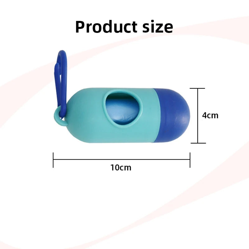 Dog Poop Bag Dispenser – Portable Pet Waste Bag Holder for Easy Cleanup During Walks & Outdoor Activities
