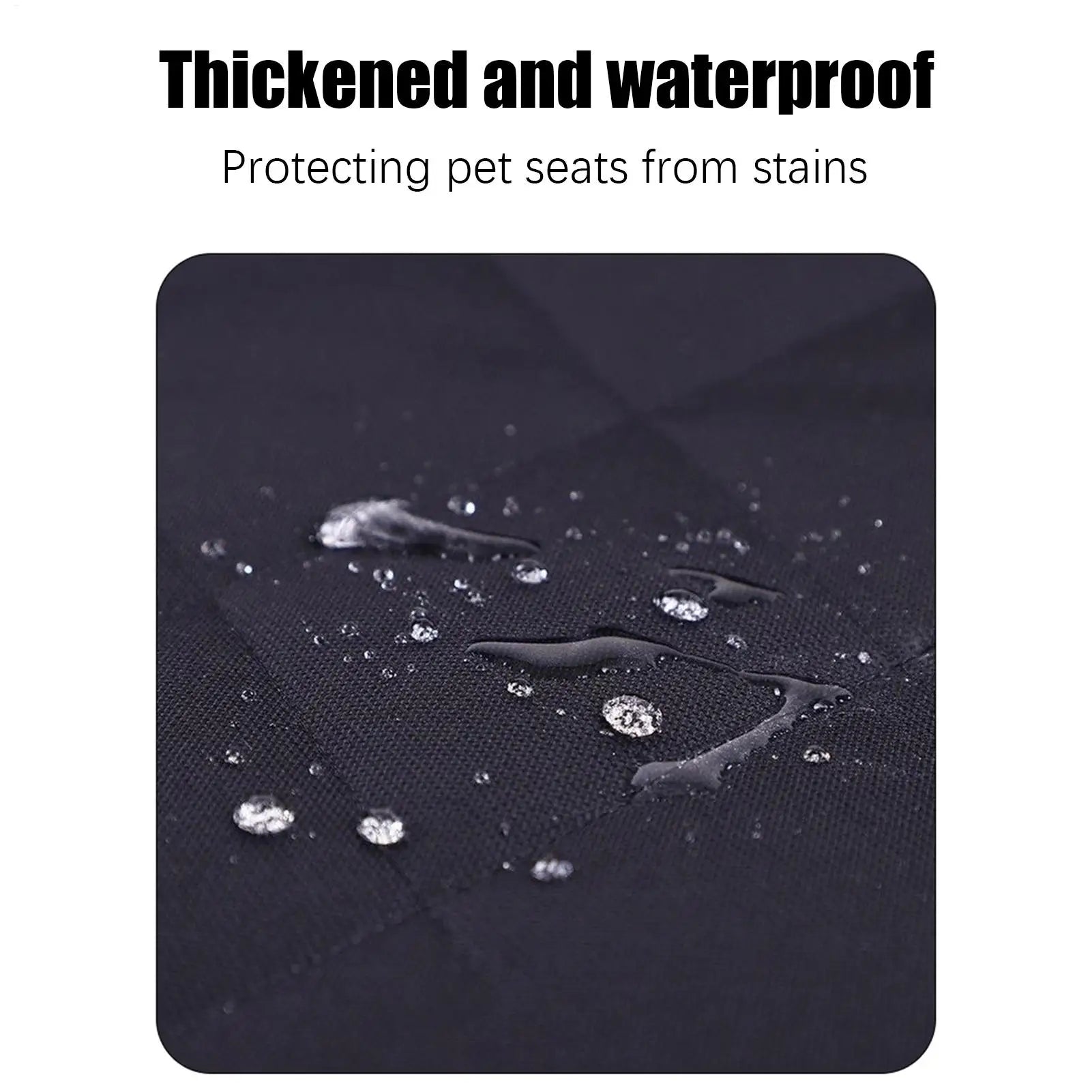 Asiento de coche grande para perros, funda protectora impermeable para asiento trasero, cojín transportador para mascotas, viaje en SUV, camión, vehículo, seguridad, fácil limpieza