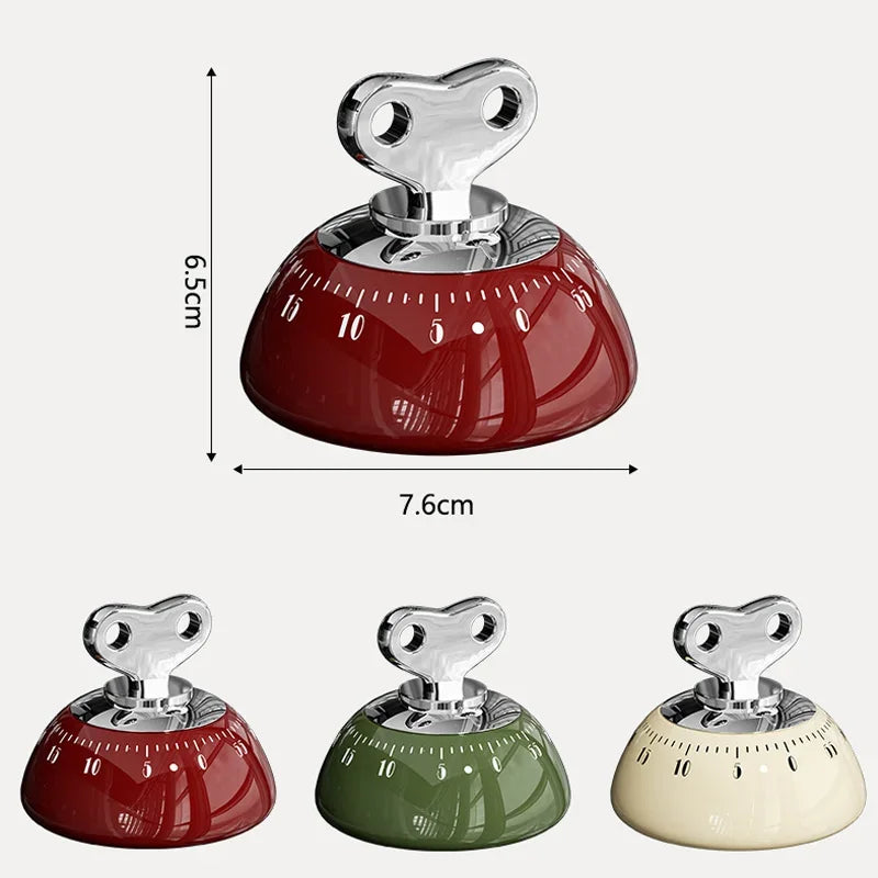 Temporizador magnético de cocina Manual, Reloj despertador con cuenta regresiva, Temporizador digital mecánico de cocina, Cronómetro de estudio para cocinar y ducha