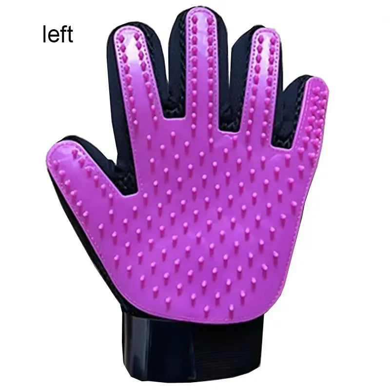 Guante quitapelos para mascotas, peine, guante de limpieza para perros y gatos, para deshedding, cepillo de masaje, suministros para animales, accesorios para gatos