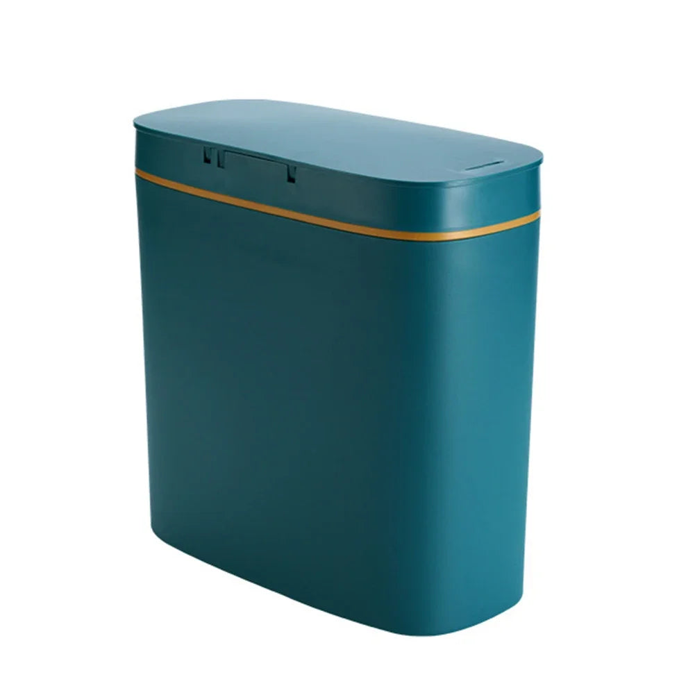 14L Smart Sensor Trash Can with Lid | Touchless Automatic Waste Bin for Kitchen & Bathroom