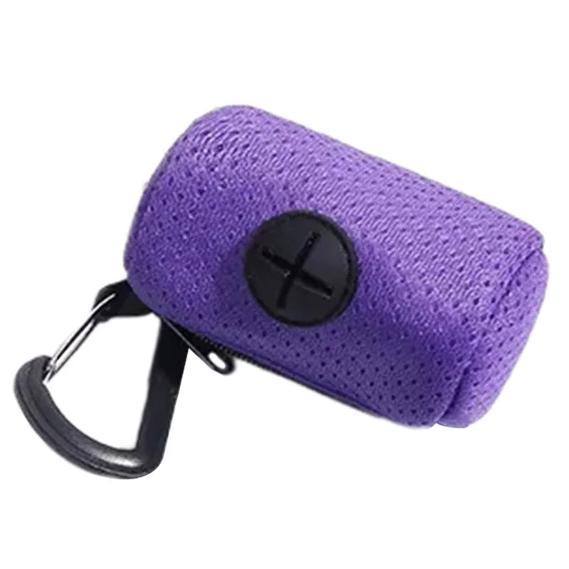 Soporte para bolsas de recogida de excrementos de perro Dispensador de bolsas de residuos para mascotas Herramienta de limpieza para excrementos de perro